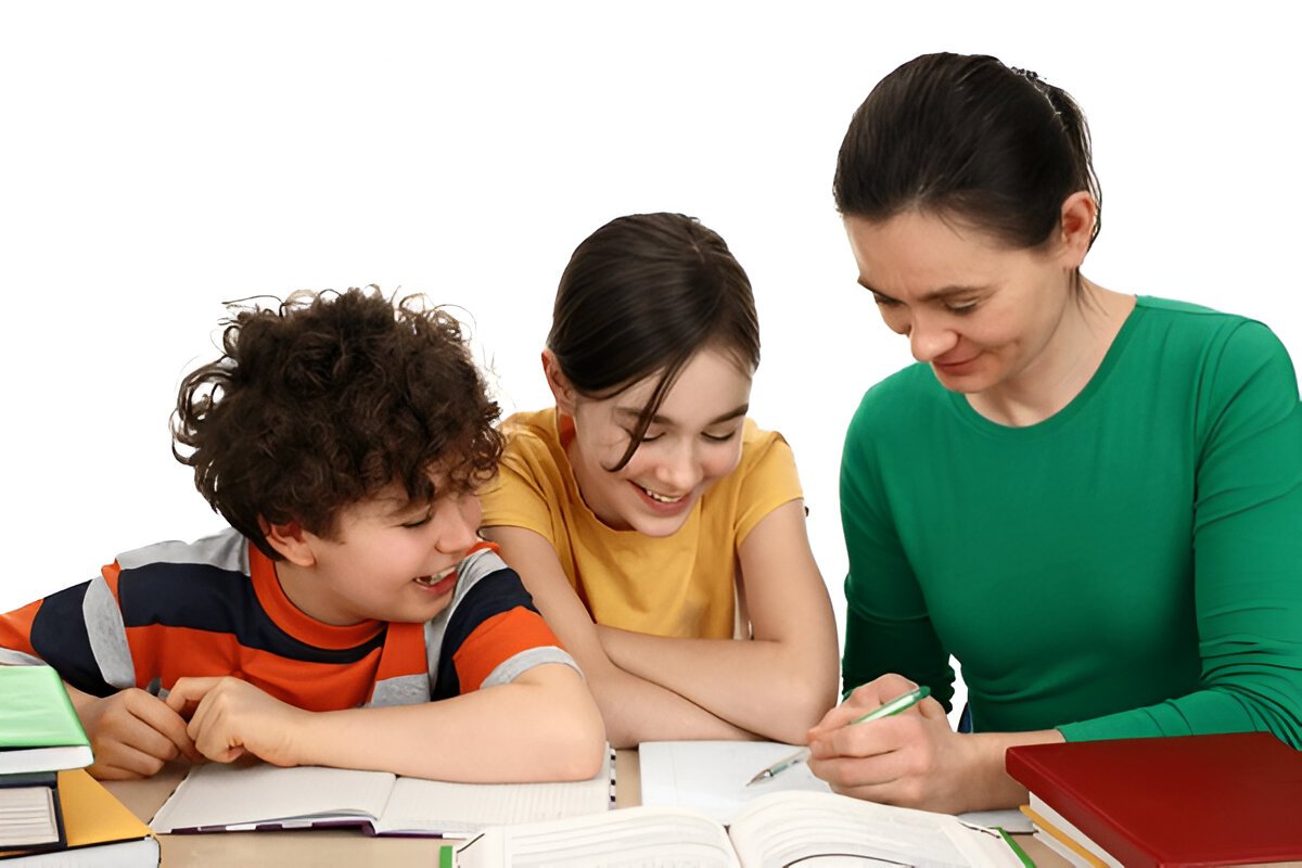 Students with Teacher